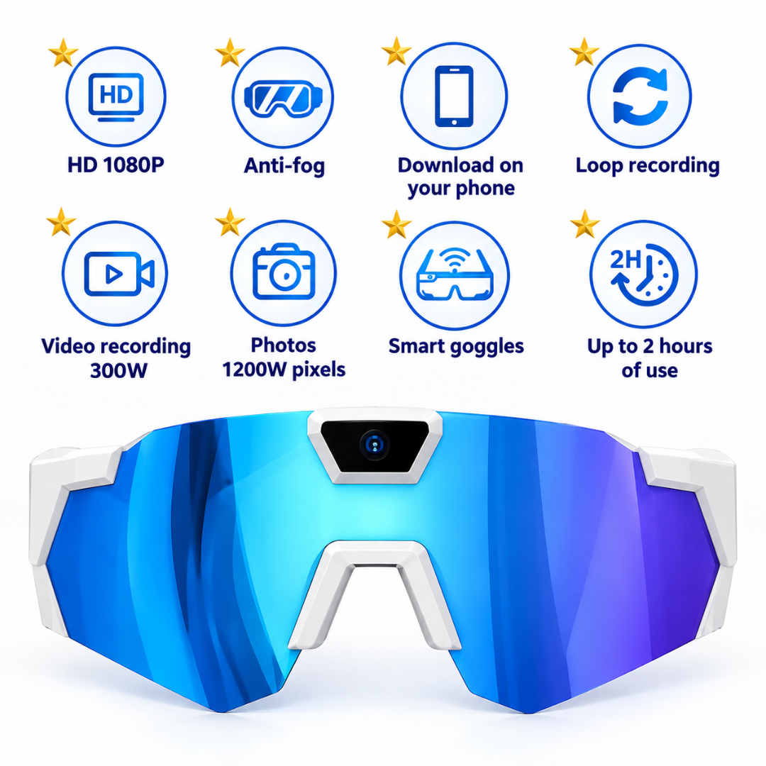 Sports Sunglasses with HD Camera: Record Your Adventures in First-Person